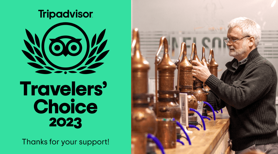 Nelson’s Distillery & School Tripadvisor 2023 Travellers’ Choice® Award Winner