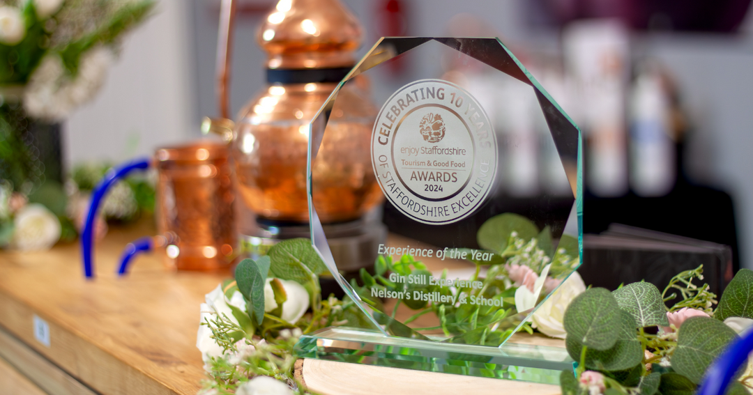 Staffordshire Tourism & Good Food, Experience of the Year award at Nelson's Distillery & School.